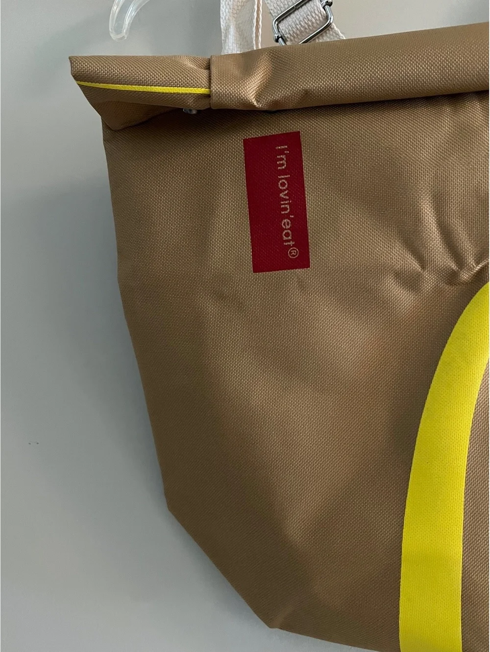 New McDonald’s Tan and yellow unisex canvas Backpack